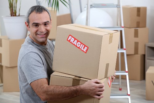 Business records and filing boxes managed for document storage