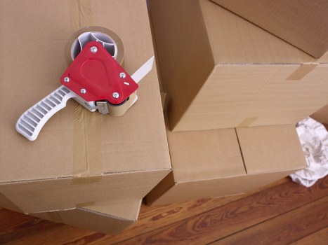Organised secure storage setup for a move in Bexley